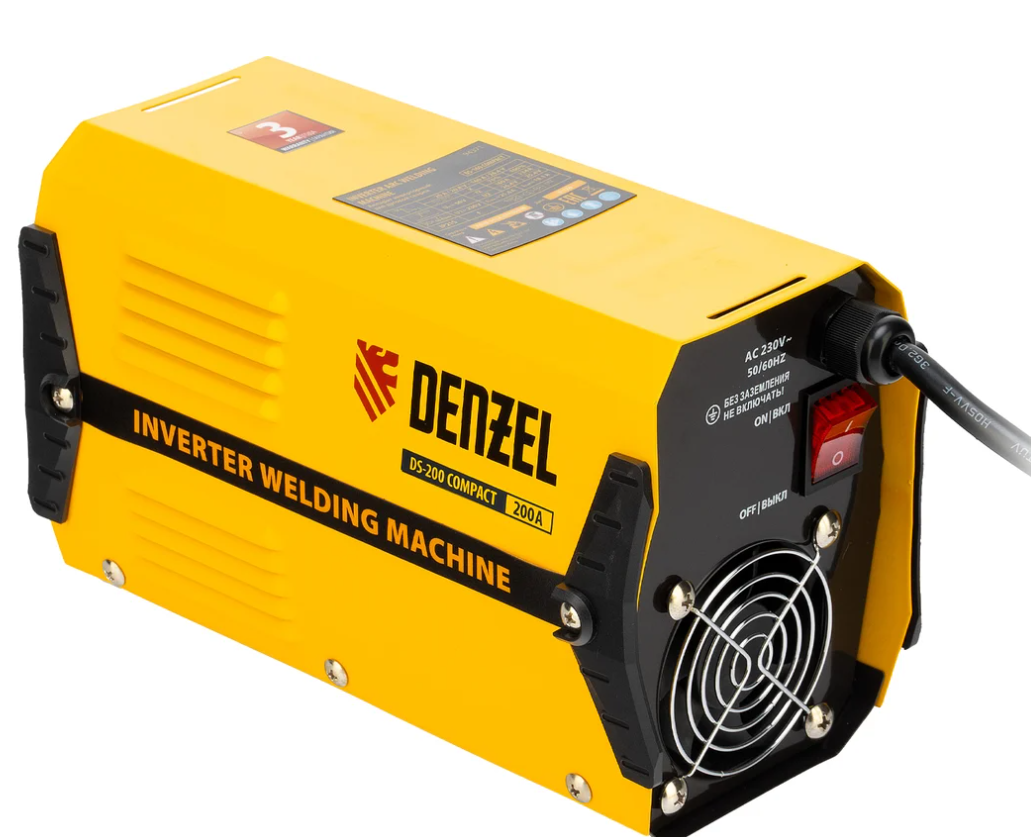 Аппарат инвертор. дуговой сварки DS-200 Compact, 200 А, ПВ 70%, диам.эл. 1,6-5 мм// Denzel