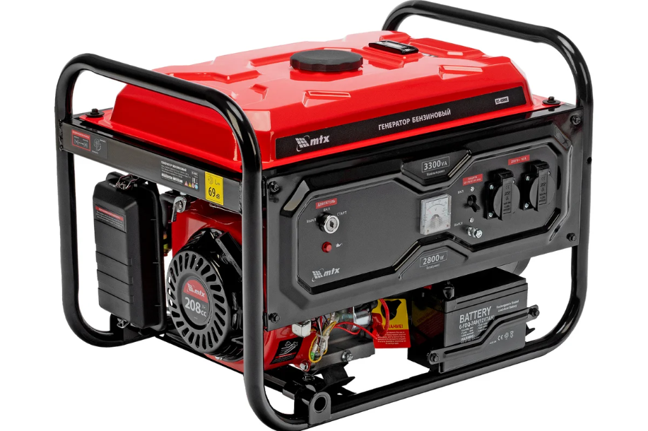 Генератор бензиновый RS-4000E, 3,3 кВт, 230В, электростартер MTX