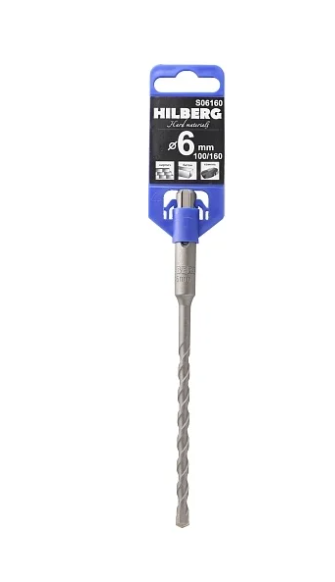 Бур SDS+ 6*160мм S06160.HILBERG